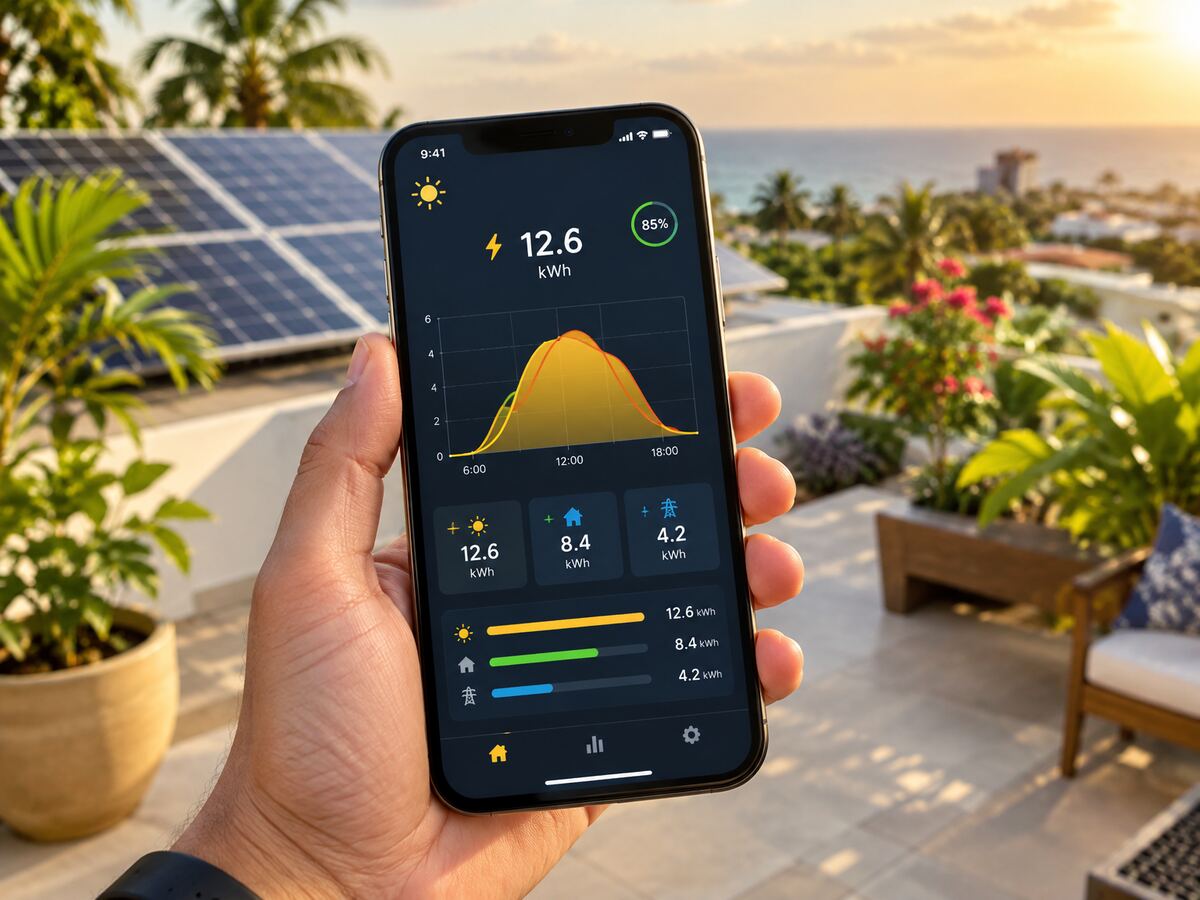 Monitoreo de producción solar desde el celular